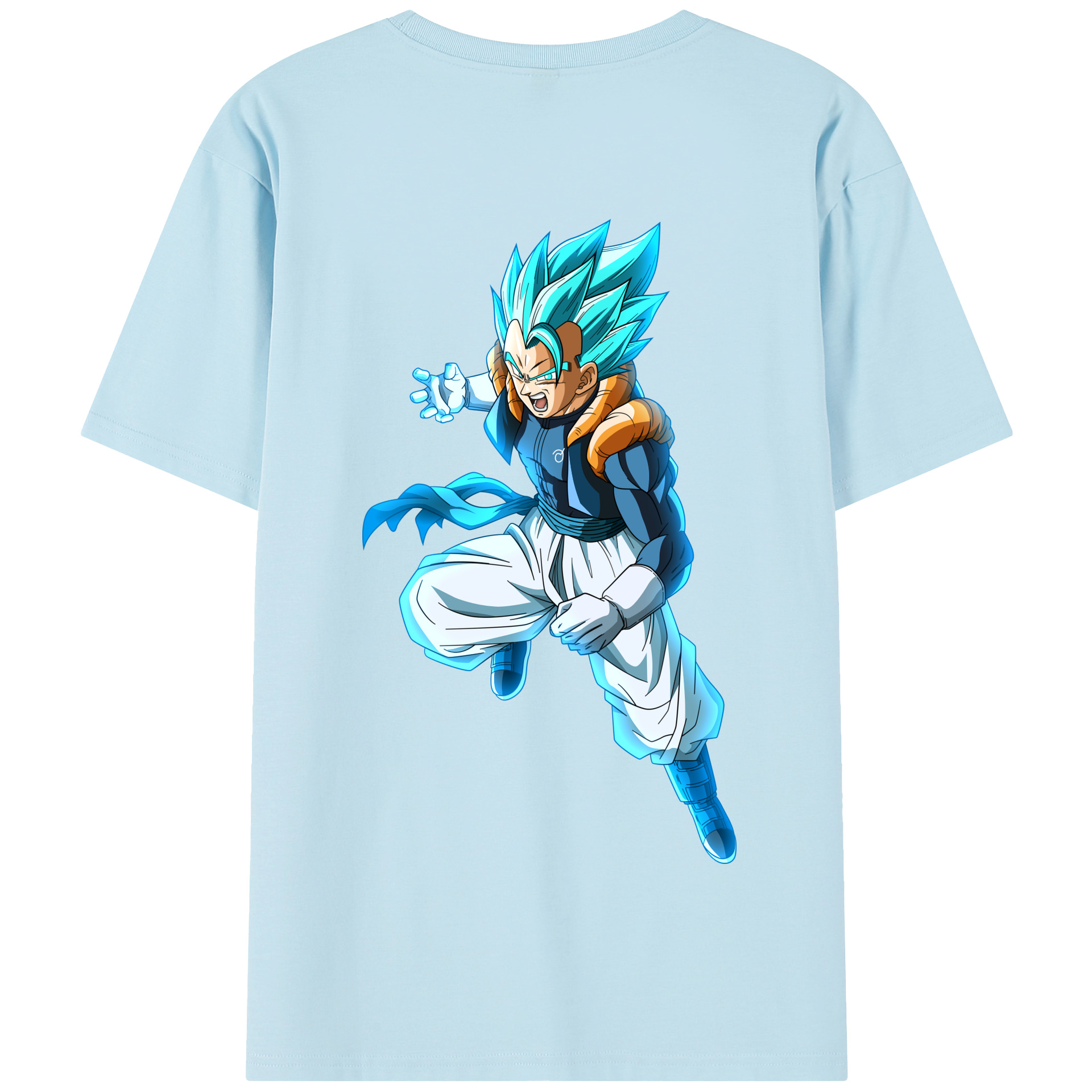 （画像用） ドラゴンボール ベジータ四世（Bejīta Yonsei）DRAGON BALL Vegeta IV 綿100％半袖Tシャツ（背面プリント）